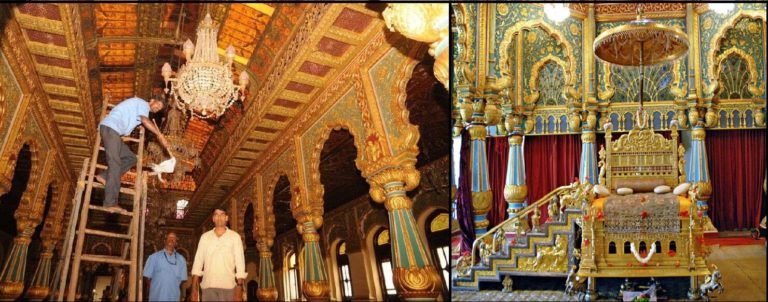 ರತ್ನಖಚಿತ ಸಿಂಹಾಸನ ಜೋಡಣೆ ಕಾರ್ಯ ಶುರು..!