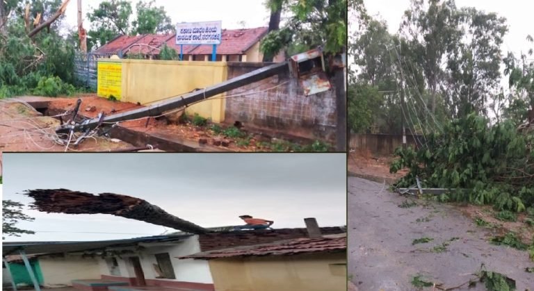 ದಾವಣಗೆರೆಯಲ್ಲಿ ವರುಣನ ಅಬ್ಬರ..!